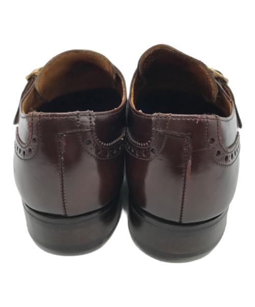 Crockett & Jones（クロケット＆ジョーンズ）Crockett & Jones (クロケット＆ジョーンズ) Paul Smith (ポールスミス) モンクストラップシューズ ブラウン サイズ:7の古着・服飾アイテム