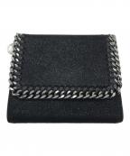 STELLA McCARTNEYステラマッカートニー）の古着「SMALL FLAP WALLET FALABELLA」｜ブラック