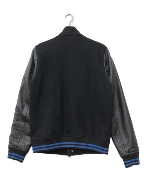 NIKE（ナイキ）NIKE (ナイキ) stussy (ステューシー) DESTROYER JACKET LEATHER SLEEVES ブラック サイズ:Mの古着・服飾アイテム