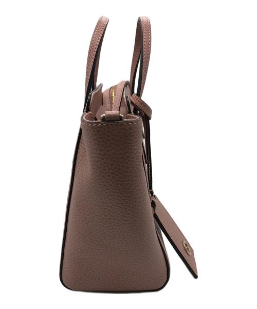 GUCCI（グッチ）GUCCI (グッチ) 2WAYスウィングミニレザートップハンドルバッグ ピンクの古着・服飾アイテム