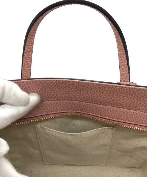 GUCCI（グッチ）GUCCI (グッチ) 2WAYスウィングミニレザートップハンドルバッグ ピンクの古着・服飾アイテム