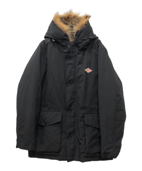 DANTON（ダントン）DANTON (ダントン) FAKE FUR HOODED DOWN JACKET ブラック サイズ:42の古着・服飾アイテム