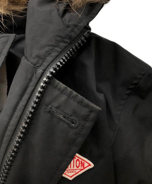DANTON（ダントン）DANTON (ダントン) FAKE FUR HOODED DOWN JACKET ブラック サイズ:42の古着・服飾アイテム