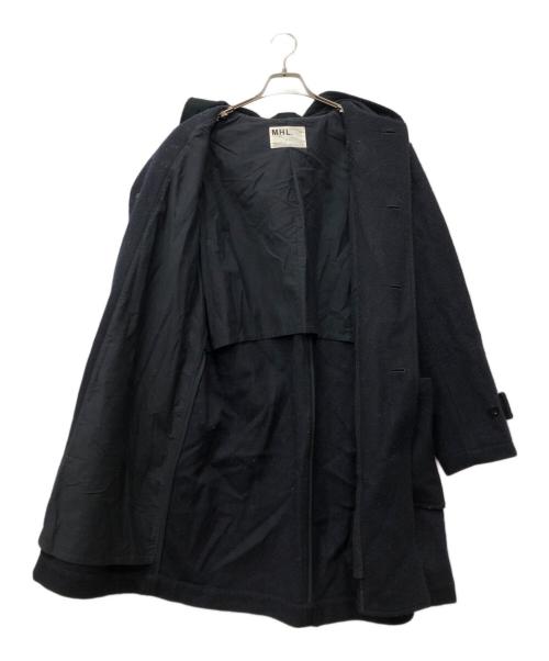 MHL（エムエイチエル）MHL (エムエイチエル) フーデッドコート ネイビー サイズ:Lの古着・服飾アイテム
