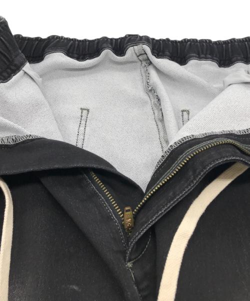 glamb（グラム）glamb (グラム) Knit Sarrouel Denim ブラック サイズ:Lの古着・服飾アイテム