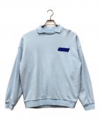 creative drug storeクリエイティヴドラッグストア）の古着「襟付きスウェット」｜ブルー