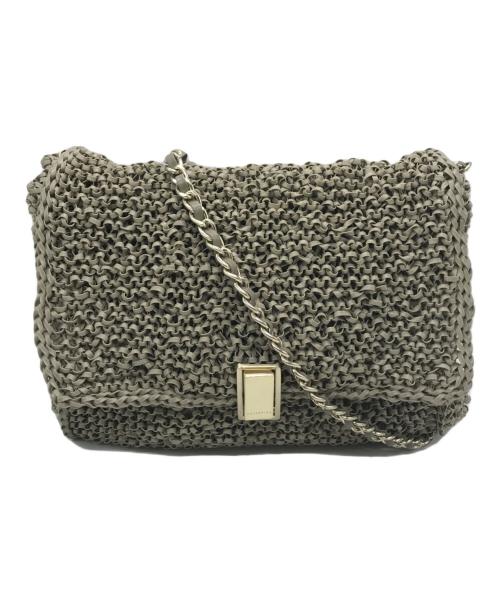 ANTEPRIMA（アンテプリマ）ANTEPRIMA (アンテプリマ) グラフェッタ チェーンショルダーバッグ ベージュ サイズ:下記参照の古着・服飾アイテム