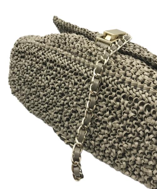 ANTEPRIMA（アンテプリマ）ANTEPRIMA (アンテプリマ) グラフェッタ チェーンショルダーバッグ ベージュ サイズ:下記参照の古着・服飾アイテム