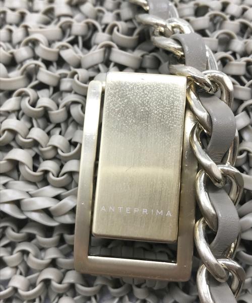 ANTEPRIMA（アンテプリマ）ANTEPRIMA (アンテプリマ) グラフェッタ チェーンショルダーバッグ ベージュ サイズ:下記参照の古着・服飾アイテム