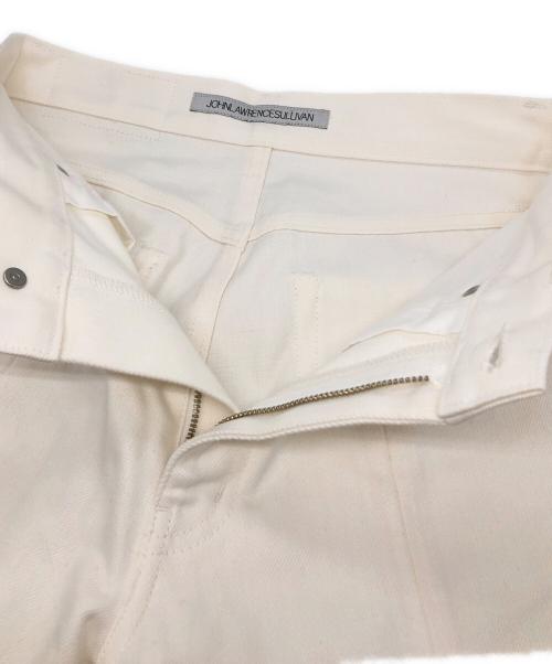 JOHN LAWRENCE SULLIVAN（ジョン ローレンス サリバン）JOHN LAWRENCE SULLIVAN (ジョン ローレンス サリバン) rigid denim slitted pants ホワイト サイズ:Mの古着・服飾アイテム