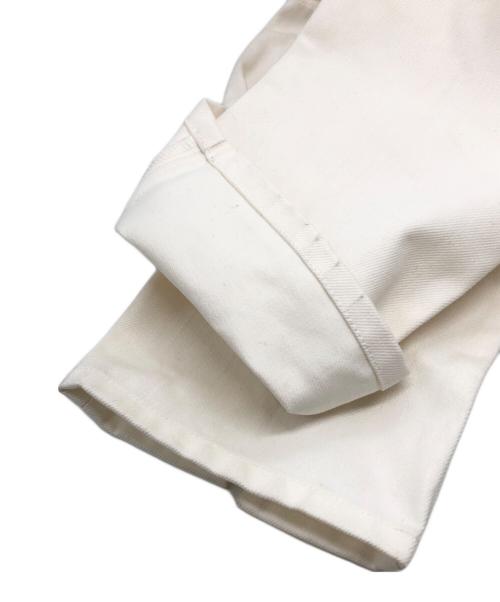 JOHN LAWRENCE SULLIVAN（ジョン ローレンス サリバン）JOHN LAWRENCE SULLIVAN (ジョン ローレンス サリバン) rigid denim slitted pants ホワイト サイズ:Mの古着・服飾アイテム