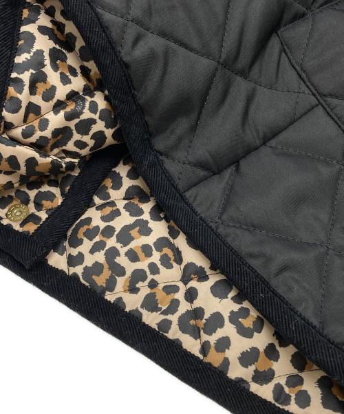 Traditional Weatherwear（トラディショナルウェザーウェア）Traditional Weatherwear (トラディショナルウェザーウェア) SLOBE IENA (スローブ イエナ) 別注 ノーカラーキルティングジャケット ブラック サイズ:38の古着・服飾アイテム