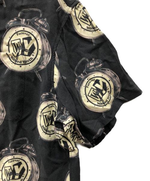 WASTED YOUTH（ウェイステッドユース）WASTED YOUTH (ウエステッド ユース) TOKION RAYON ALOHA SHIRT ブラック サイズ:Lの古着・服飾アイテム