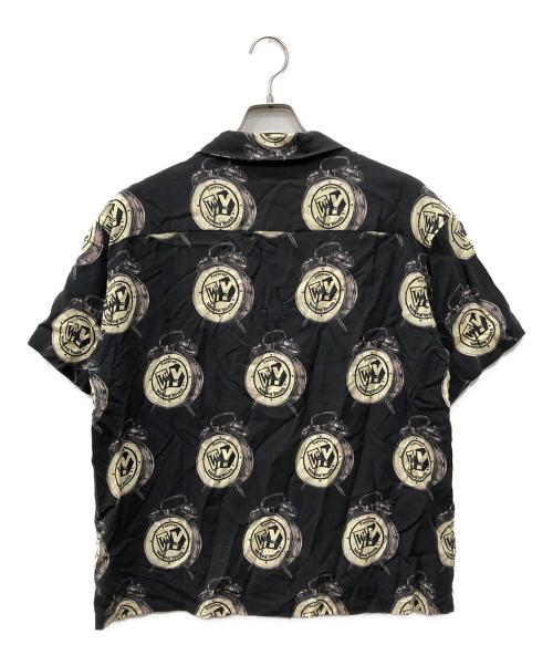 WASTED YOUTH（ウェイステッドユース）WASTED YOUTH (ウエステッド ユース) TOKION RAYON ALOHA SHIRT ブラック サイズ:Lの古着・服飾アイテム
