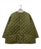 Traditional Weatherwearトラディショナルウェザーウェア）の古着「キルティングコート」｜カーキ