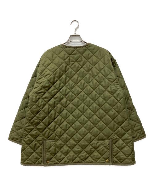 Traditional Weatherwear（トラディショナルウェザーウェア）Traditional Weatherwear (トラディショナルウェザーウェア) キルティングコート カーキ サイズ:34の古着・服飾アイテム