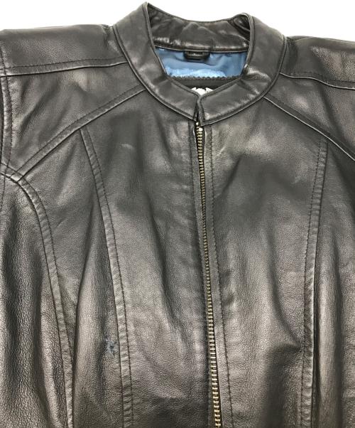 HARLEY-DAVIDSON（ハーレーダビッドソン）HARLEY-DAVIDSON (ハーレーダビッドソン) シングルレザーライダースジャケット ブラック サイズ:Sの古着・服飾アイテム