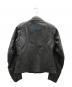 HARLEY-DAVIDSON (ハーレーダビッドソン) シングルレザーライダースジャケット ブラック サイズ:S：12000円