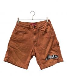 SUPREME（シュプリーム）の古着「HANDSTYLE DENIM PAINTER SHORT」｜オレンジ