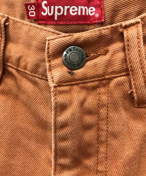 SUPREME（シュプリーム）SUPREME (シュプリーム) HANDSTYLE DENIM PAINTER SHORT オレンジ サイズ: 76cm (W30)の古着・服飾アイテム