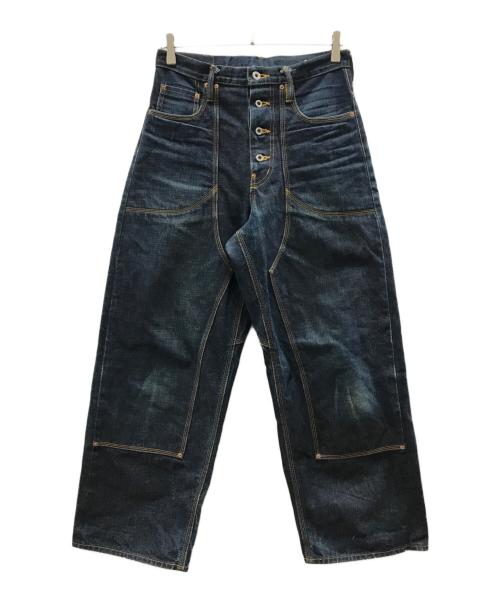 SUGARHILL（シュガーヒル）SUGARHILL (シュガーヒル) CLASSIC DOUBLE KNEE DENIM TROUSERS ネイビー サイズ:W30の古着・服飾アイテム