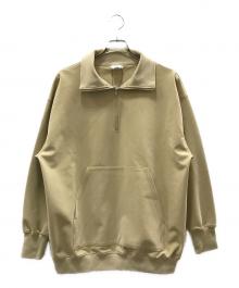 THE SHINZONE（ザ シンゾーン）の古着「FIBRIL TWILL HALF ZIP」｜ベージュ