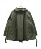 journal standard luxeジャーナルスタンダード ラックス）の古着「メモリータフタ フードブルゾン」｜オリーブ