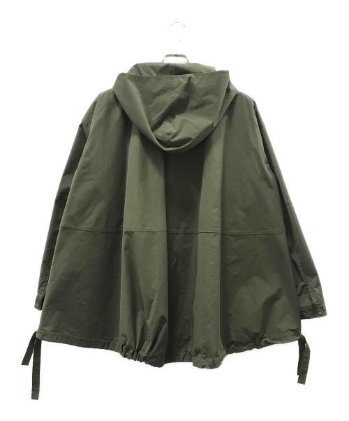 journal standard luxe（ジャーナルスタンダード ラックス）JOURNAL STANDARD LUXE (ジャーナルスタンダード リュクス) メモリータフタ フードブルゾン オリーブ サイズ:Mの古着・服飾アイテム