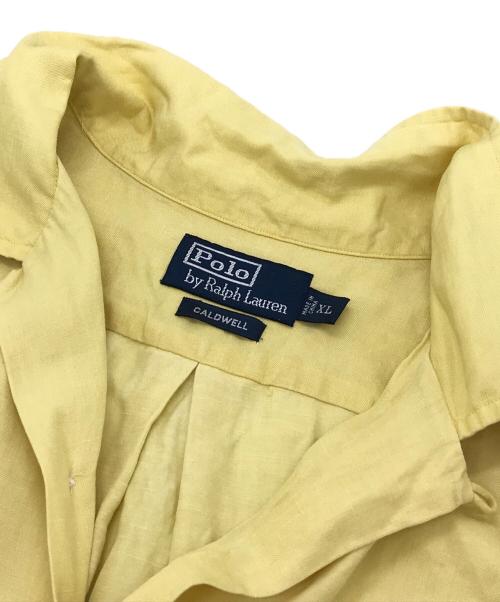 POLO RALPH LAUREN（ポロ・ラルフローレン）POLO RALPH LAUREN (ポロ・ラルフローレン) オープンカラーシャツ イエロー サイズ:XLの古着・服飾アイテム