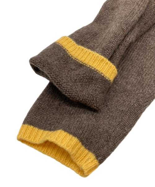FEDELI（フェデーリ）FEDELI (フェデーリ) TIE YOUR TIE (タイ ユア タイ) 別注 カシミヤニットパーカー ブラウン サイズ:Sの古着・服飾アイテム