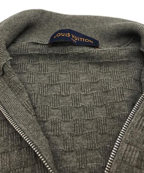 LOUIS VUITTON（ルイ ヴィトン）LOUIS VUITTON (ルイ ヴィトン) ダミエ ドライバーズニット ブラウン サイズ:Sの古着・服飾アイテム
