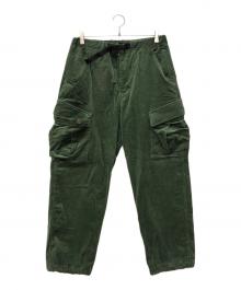 STABRIDGE（スタブリッジ）の古着「コーデュロイカーゴパンツｖ」｜グリーン