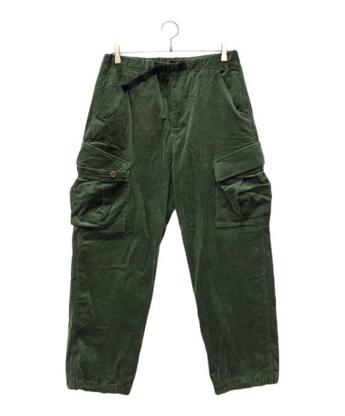 STABRIDGE（スタブリッジ）STABRIDGE (スタブリッジ) コーデュロイカーゴパンツｖ グリーン サイズ:Mの古着・服飾アイテム