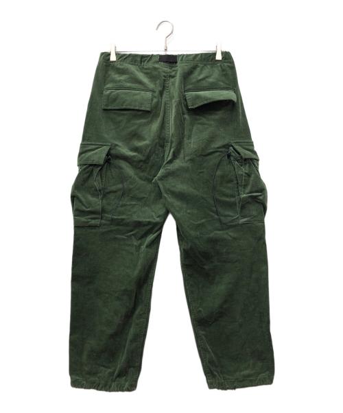 STABRIDGE（スタブリッジ）STABRIDGE (スタブリッジ) コーデュロイカーゴパンツｖ グリーン サイズ:Mの古着・服飾アイテム