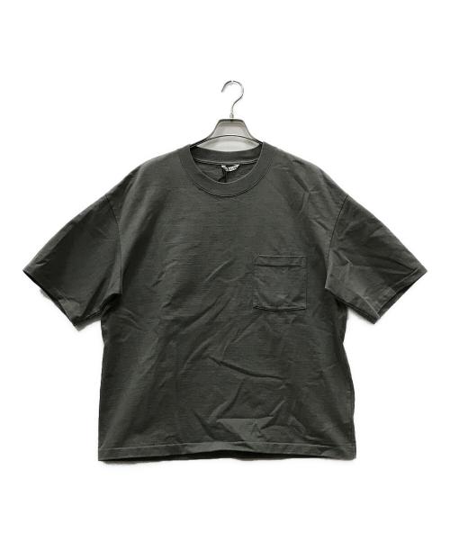 AURALEE（オーラリー）AURALEE (オーラリー) HEAVY WEIGHT TEE グレー サイズ:5の古着・服飾アイテム