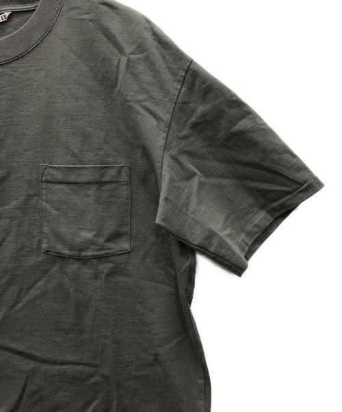 AURALEE（オーラリー）AURALEE (オーラリー) HEAVY WEIGHT TEE グレー サイズ:5の古着・服飾アイテム