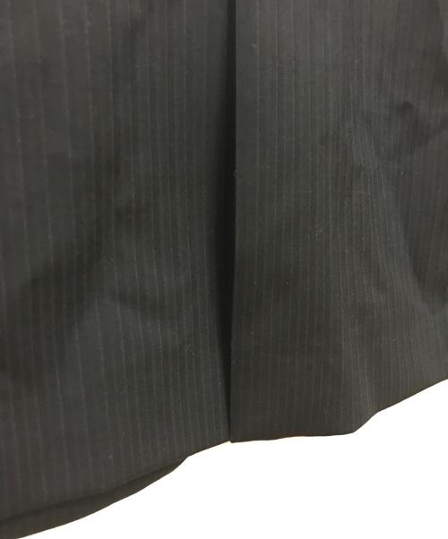 BEAUTY&YOUTH（ビューティーアンドユース）BEAUTY&YOUTH (ビューティーアンドユース) ストライプ ノーカラージャケットテーラードジャケット ブラック サイズ:M 未使用品の古着・服飾アイテム