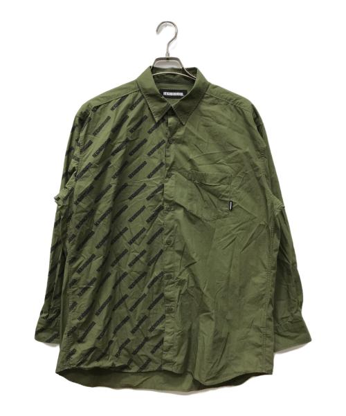 NEIGHBORHOOD（ネイバーフッド）NEIGHBORHOOD (ネイバーフッド) C-SHIRT LS カーキ サイズ:Mの古着・服飾アイテム