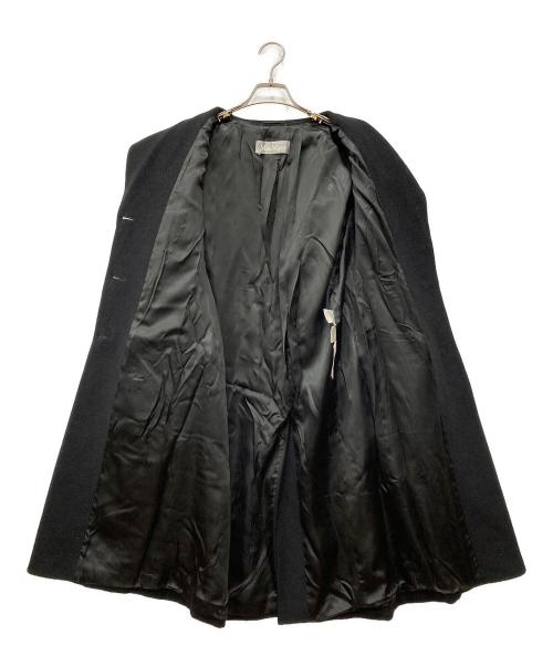 MaxMara（マックスマーラ）MaxMara (マックスマーラ) ウールチェスターコート ブラック サイズ:42の古着・服飾アイテム