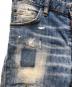 中古・古着 DSQUARED2 (ディースクエアード) リペア加工デニムパンツ インディゴ サイズ:S：12000円