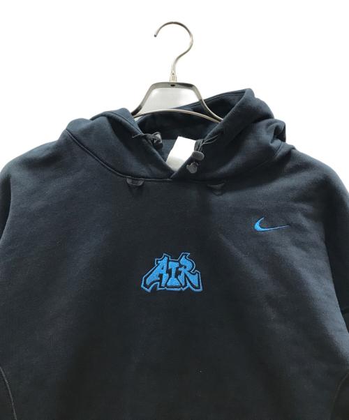 NIKE（ナイキ）NIKE (ナイキ) OFFWHITE (オフホワイト) AS M NRG OFF-WHITE FLC HOODIE ネイビー サイズ:XLの古着・服飾アイテム