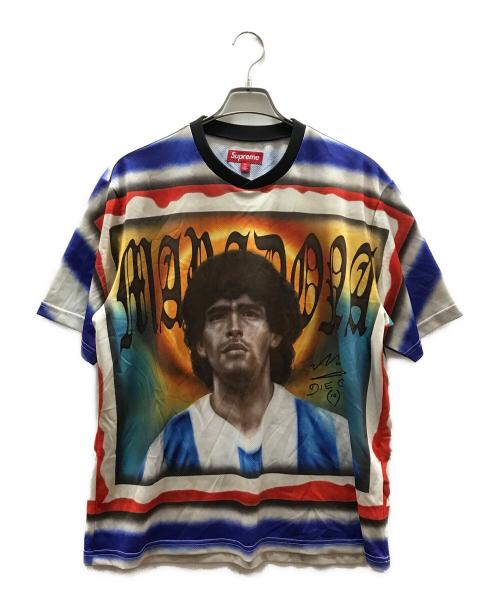 SUPREME（シュプリーム）SUPREME (シュプリーム) Maradona Soccer Jersey ブルー サイズ:Mの古着・服飾アイテム