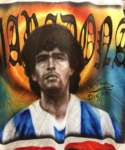 SUPREME（シュプリーム）SUPREME (シュプリーム) Maradona Soccer Jersey ブルー サイズ:Mの古着・服飾アイテム