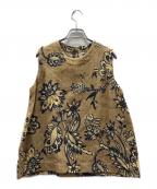 45Rフォーティファイブ・アール）の古着「コットンリネン二重織のノースリーブトップ」｜ベージュ