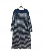 45Rフォーティファイブ・アール）の古着「ボーダーカットソーワンピース」｜ブルー