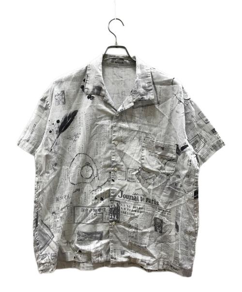 Porter Classic（ポータークラシック）Porter Classic (ポータークラシック) ムッシュクラタコットンリネンショートスリーブシャツ ホワイト サイズ:XSの古着・服飾アイテム