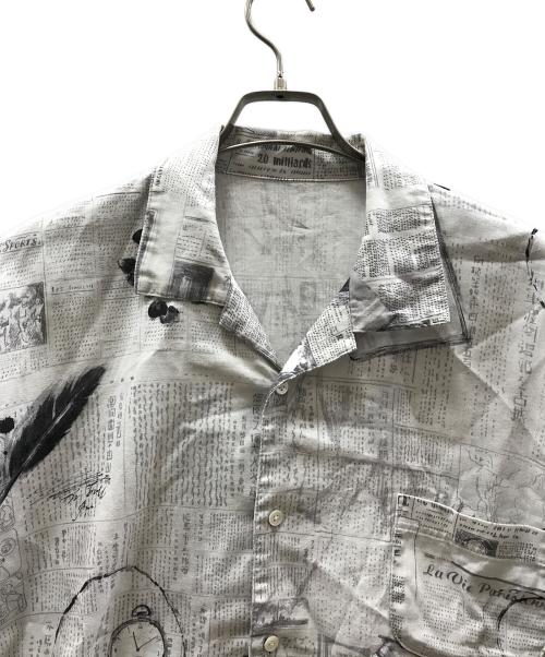 Porter Classic（ポータークラシック）Porter Classic (ポータークラシック) ムッシュクラタコットンリネンショートスリーブシャツ ホワイト サイズ:XSの古着・服飾アイテム