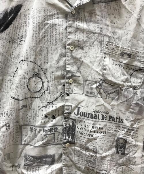 Porter Classic（ポータークラシック）Porter Classic (ポータークラシック) ムッシュクラタコットンリネンショートスリーブシャツ ホワイト サイズ:XSの古着・服飾アイテム