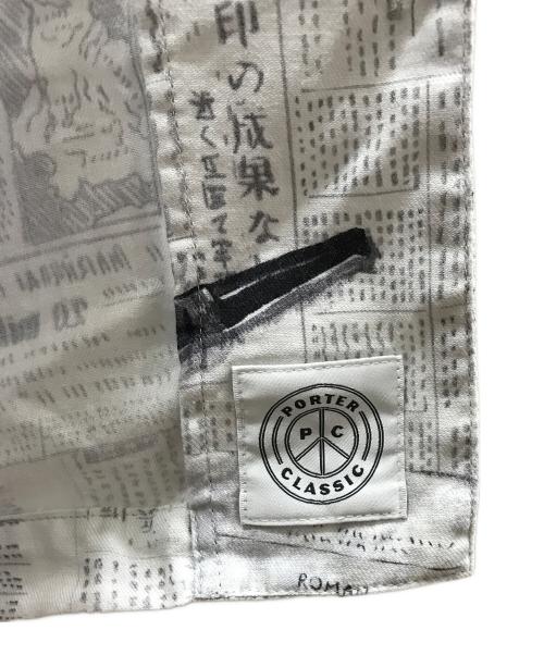 Porter Classic（ポータークラシック）Porter Classic (ポータークラシック) ムッシュクラタコットンリネンショートスリーブシャツ ホワイト サイズ:XSの古着・服飾アイテム