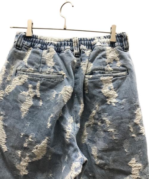 MAISON SPECIAL（メゾンスペシャル）MAISON SPECIAL (メゾンスペシャル) ダメージ加工デニムパンツ ブルーの古着・服飾アイテム